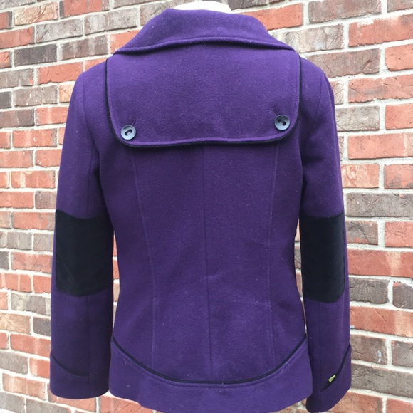 Soia & Kyo Teo pea purple blk trim, large buttons - Picture 2 of 9